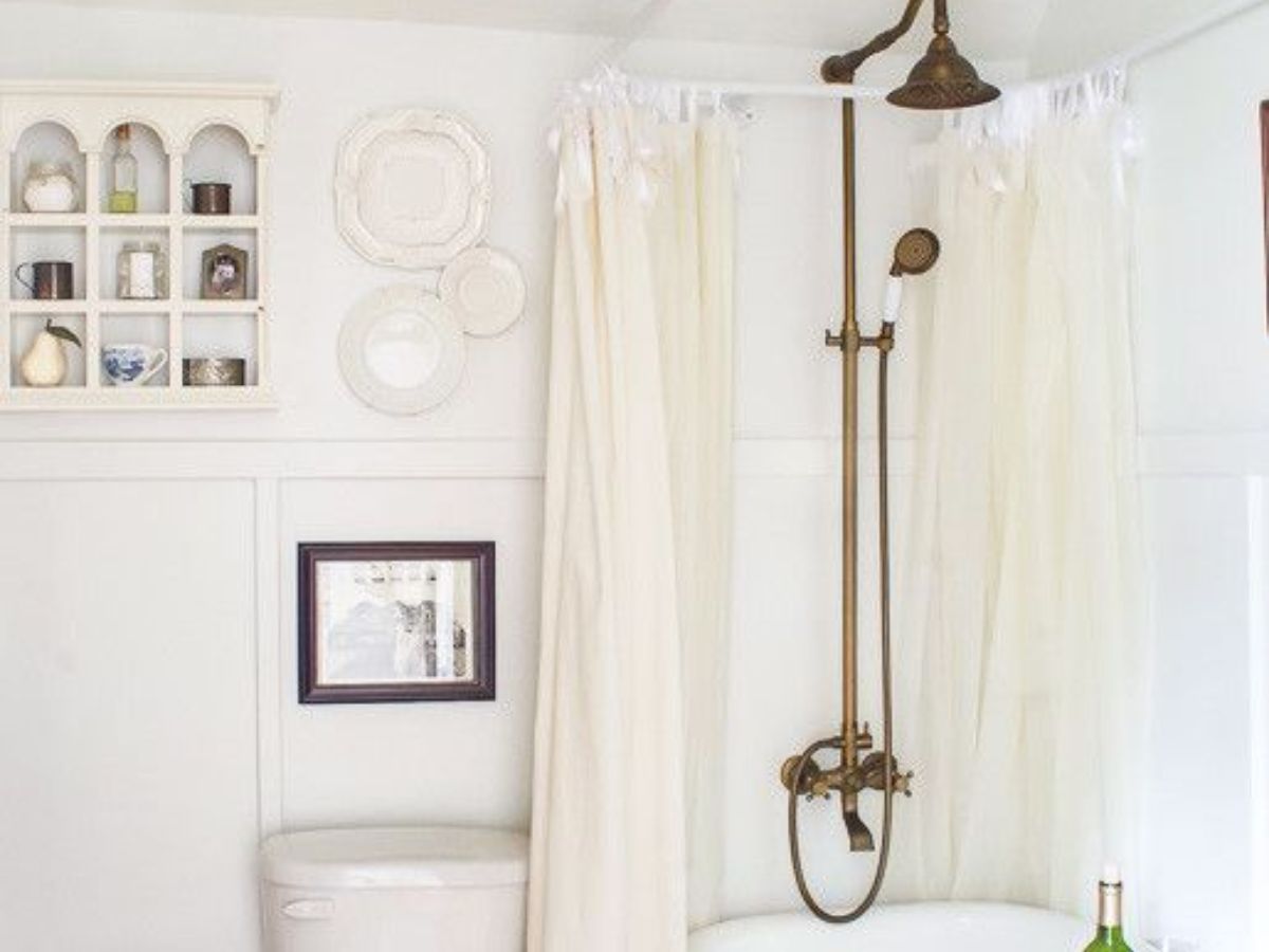 Tone màu chủ đạo của nhà tắm vintage