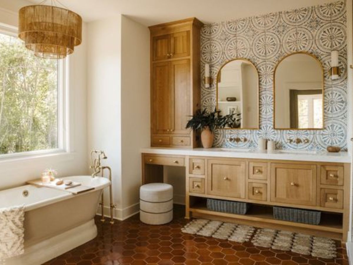 Không gian vintage với tone màu ấm