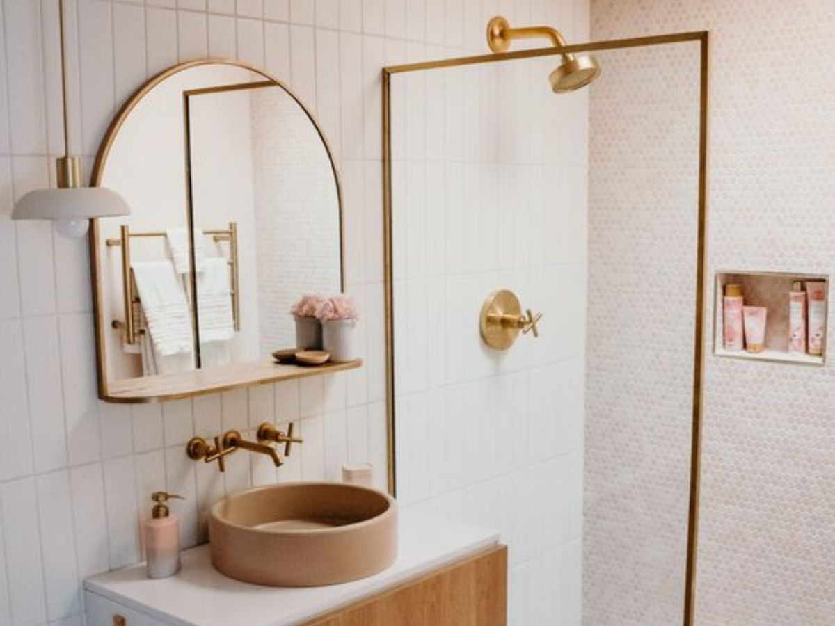 Mẫu thiết kế nhà tắm vintage ấn tượng