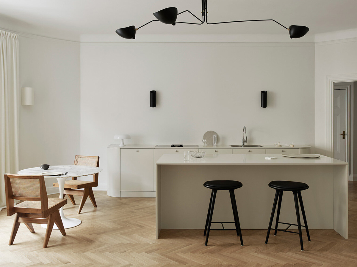 Tùy vào diện tích căn bếp của bạn mà có thể thiết kế các loại bàn ăn khác nhau