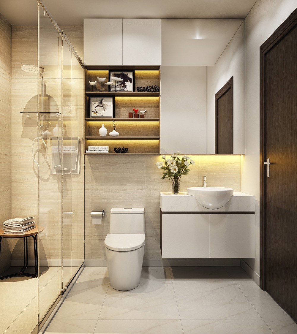 Một vài lưu ý khi thiết kế phòng tắm 4m2