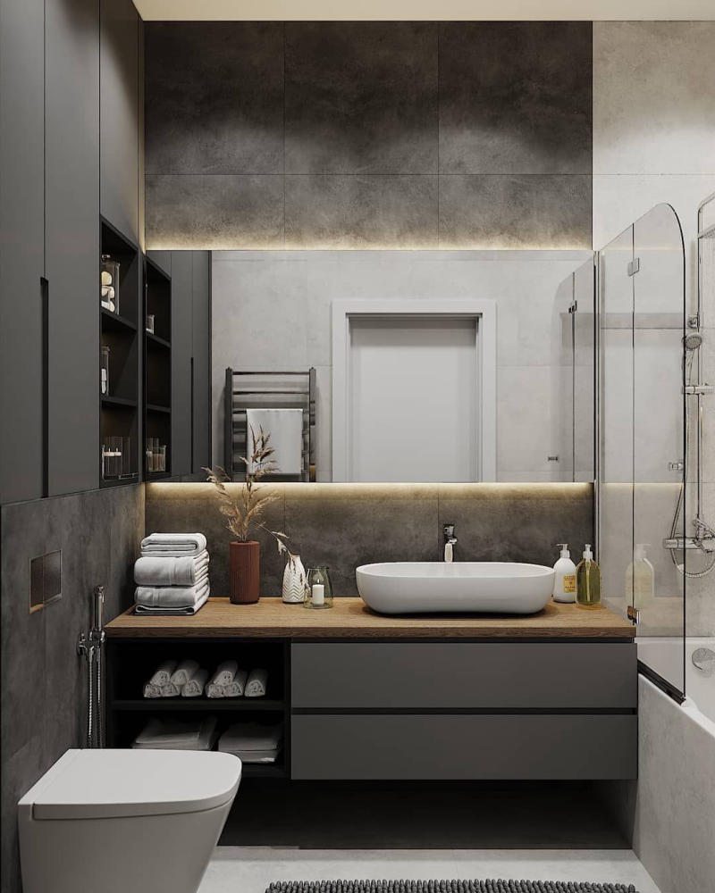 Xu hướng thiết kế phòng tắm nhỏ 2m2