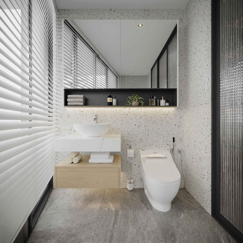 Xu hướng thiết kế phòng tắm nhỏ 2m2
