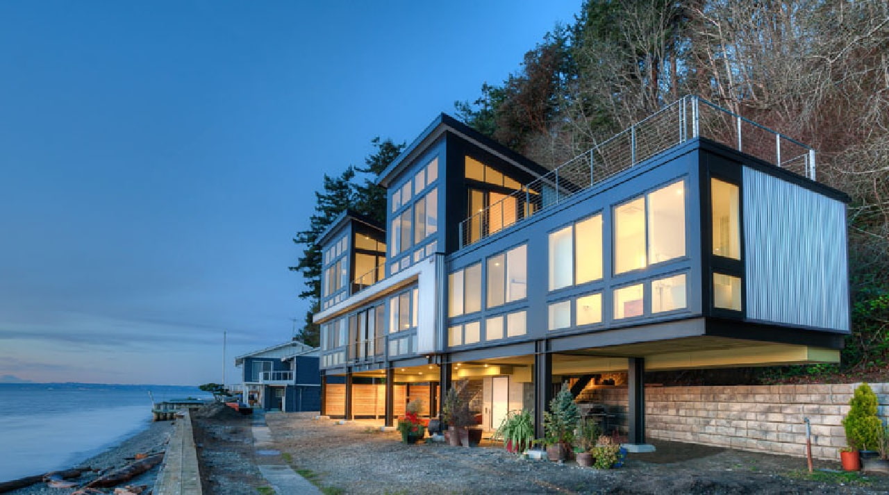 Thiết kế nhà sàn hiện đại sang trọng với view đẹp