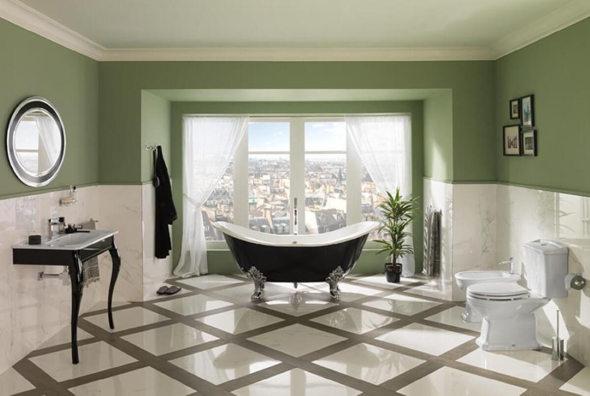 Kết hợp các tông màu ton sur ton để tăng thêm hiệu ứng về thị giác