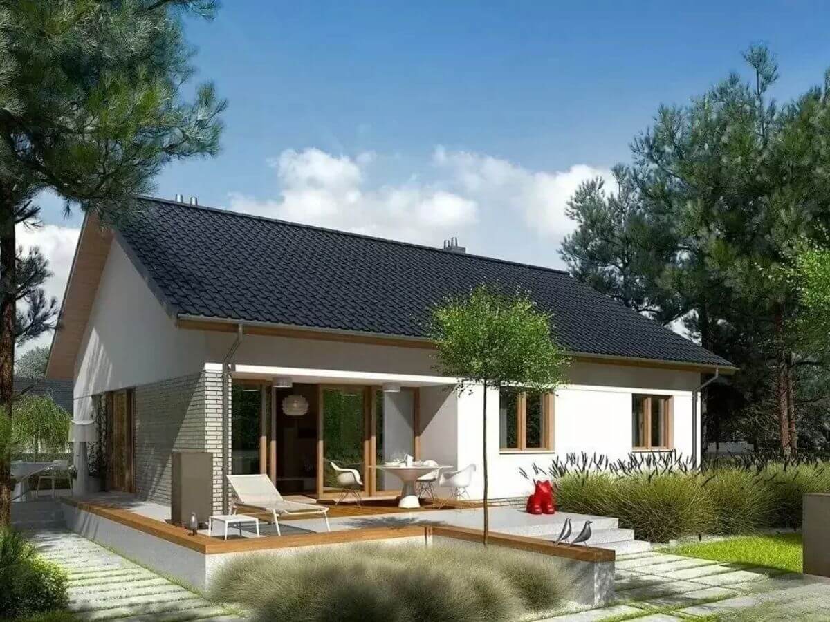 Nh&agrave; vườn đẹp cấp 4