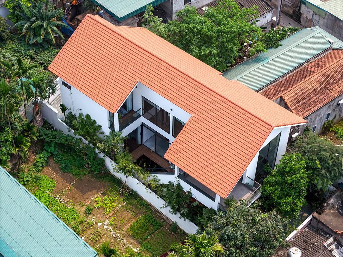 Nh&agrave; chữ U c&oacute; dạng kiến tr&uacute;c nh&igrave;n giống chữ U khi nh&igrave;n từ tr&ecirc;n xuống
