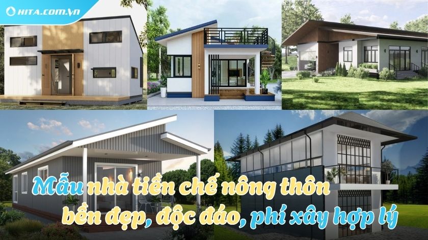 Tổng hợp nhà tiền chế nông thôn bền đẹp, tiết kiệm chi phí