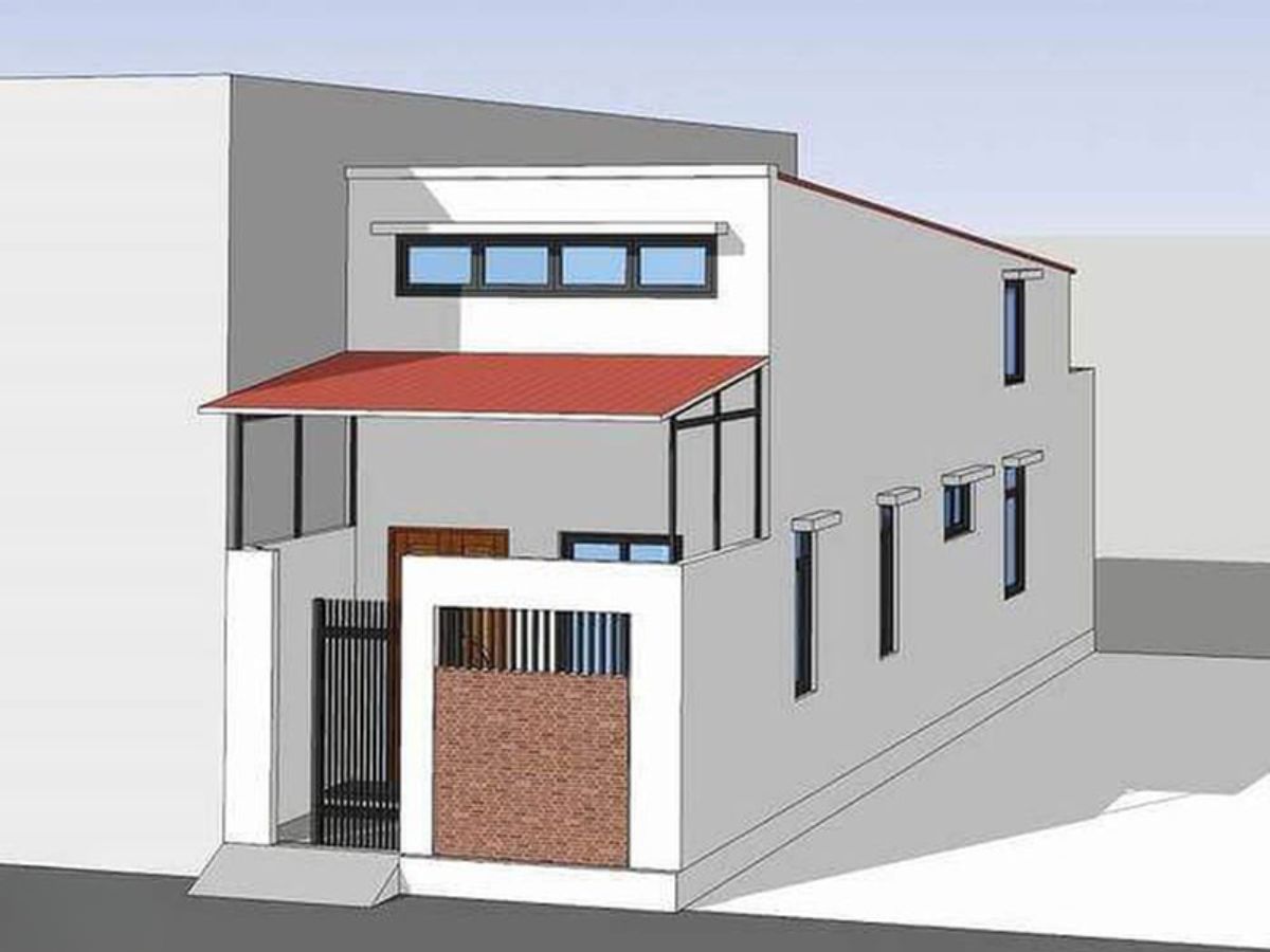 Mẫu nh&agrave; ống 1 tầng 5x15m 1