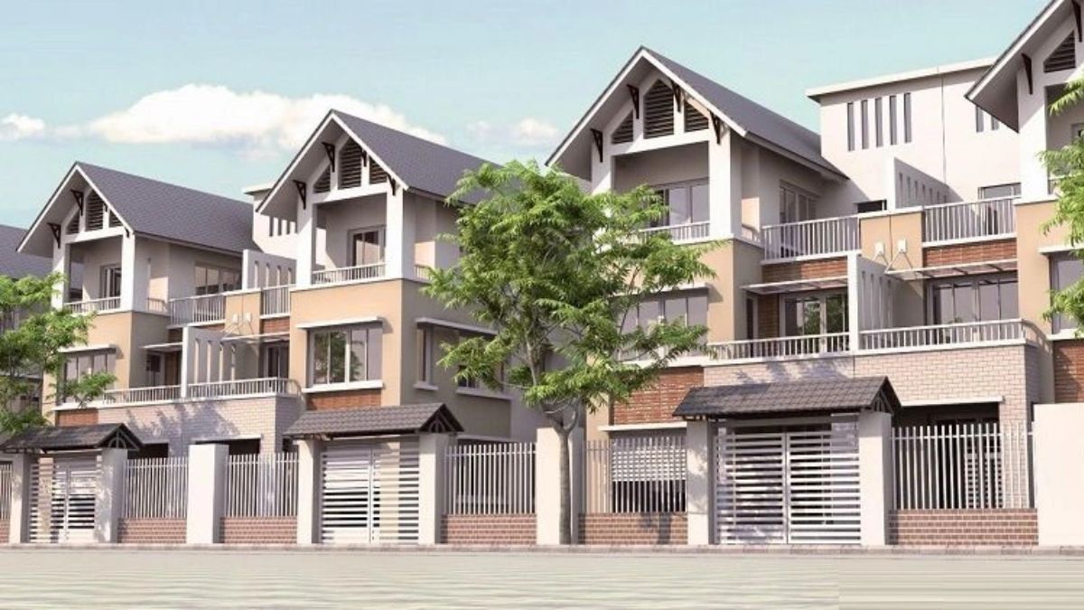 Mẫu thiết kế biệt thự liền kề