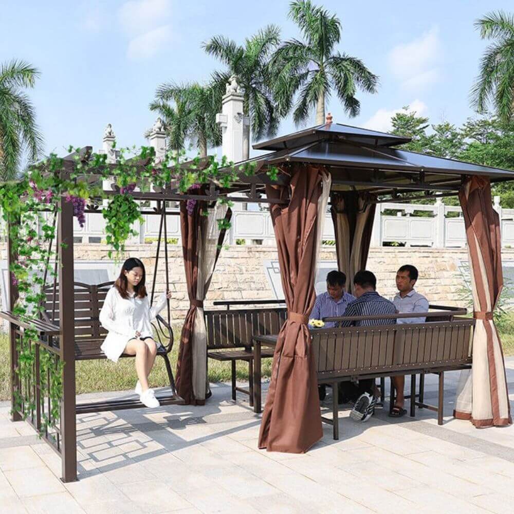 Nh&agrave; ch&ograve;i s&acirc;n vườn l&agrave; nơi thư gi&atilde;n, tụ họp l&yacute; tưởng của gia đ&igrave;nh