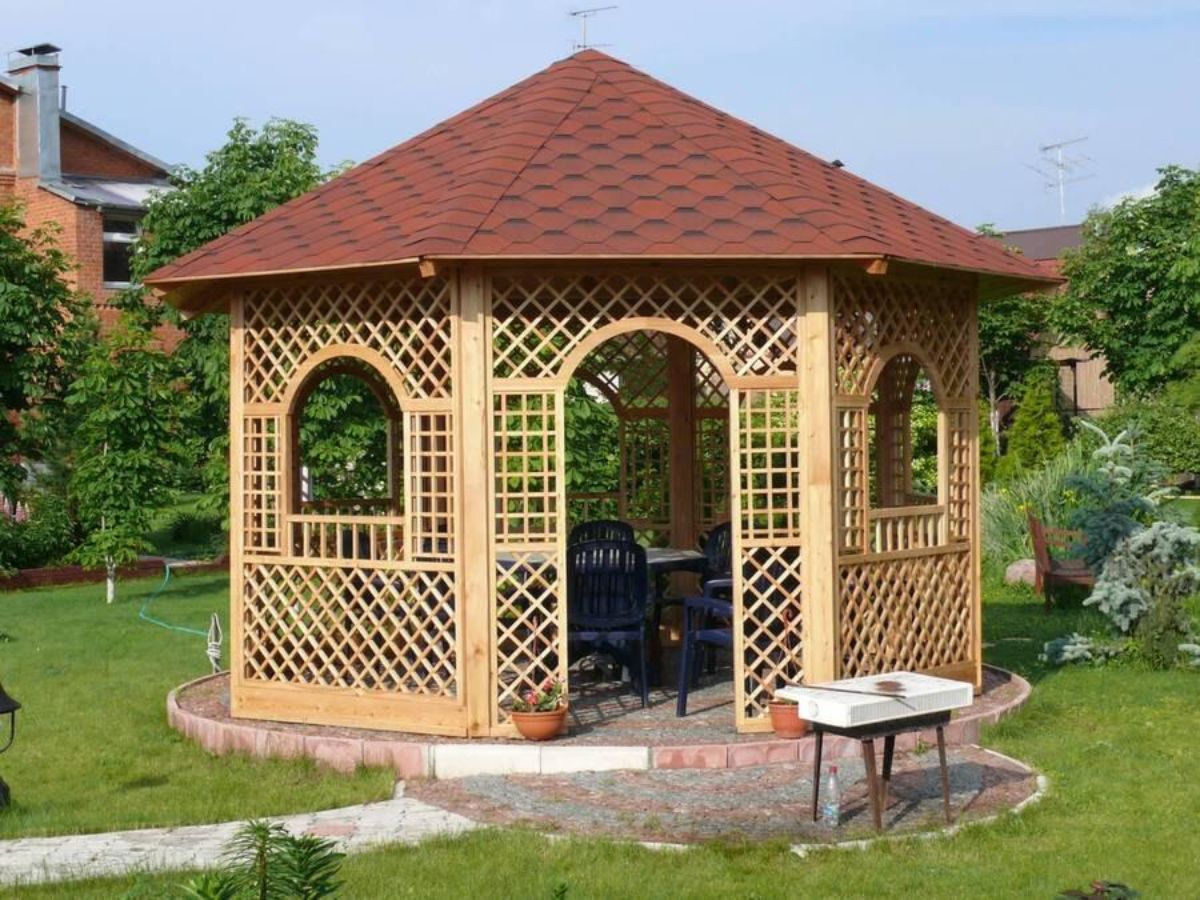 Mẫu nh&agrave; ch&ograve;i s&acirc;n vườn lắp gh&eacute;p dễ lắp đặt, c&oacute; t&iacute;nh linh hoạt cao