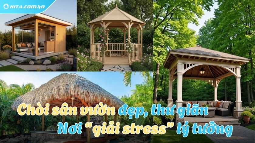 Top nhà chòi sân vườn đẹp, thư giãn và gần gũi thiên nhiên