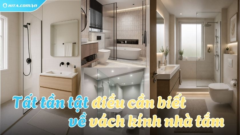 Ưu, nhược điểm khi sử dụng vách ngăn kính cho phòng tắm