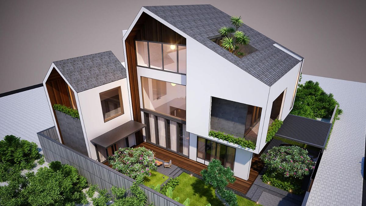 Mẫu nh&agrave; m&aacute;i lệch t&ocirc;n 1