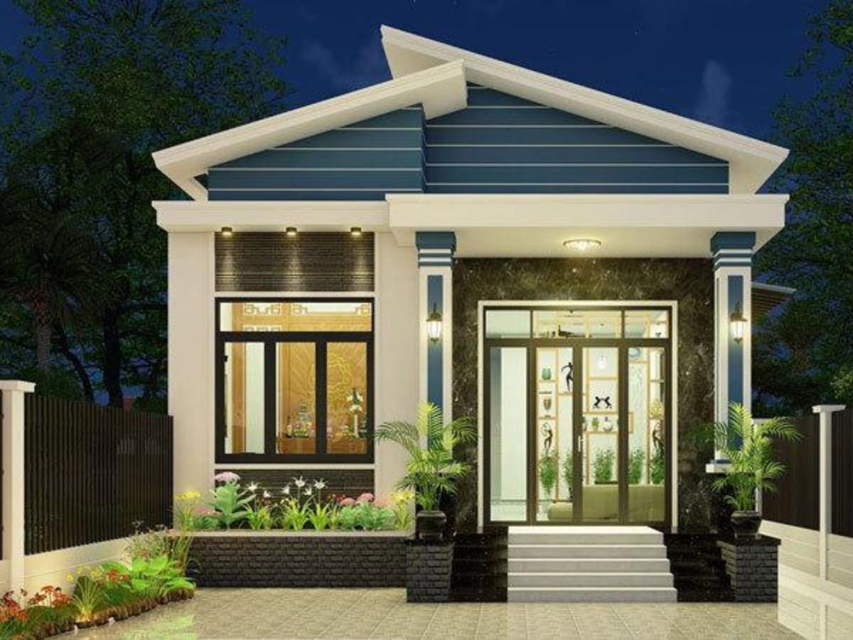 Mẫu nh&agrave; m&aacute;i lệch đẹp mang vẻ ngo&agrave;i kh&aacute;c biệt, nổi bật v&agrave; mang đậm dấu ấn c&aacute; nh&acirc;n