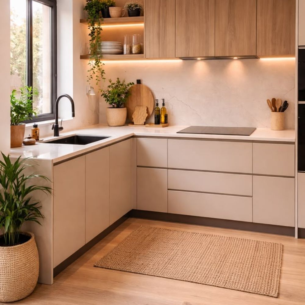 Xu hướng trang tr&iacute; ph&ograve;ng bếp nhỏ đẹp, hiện đại ai cũng m&ecirc; 8