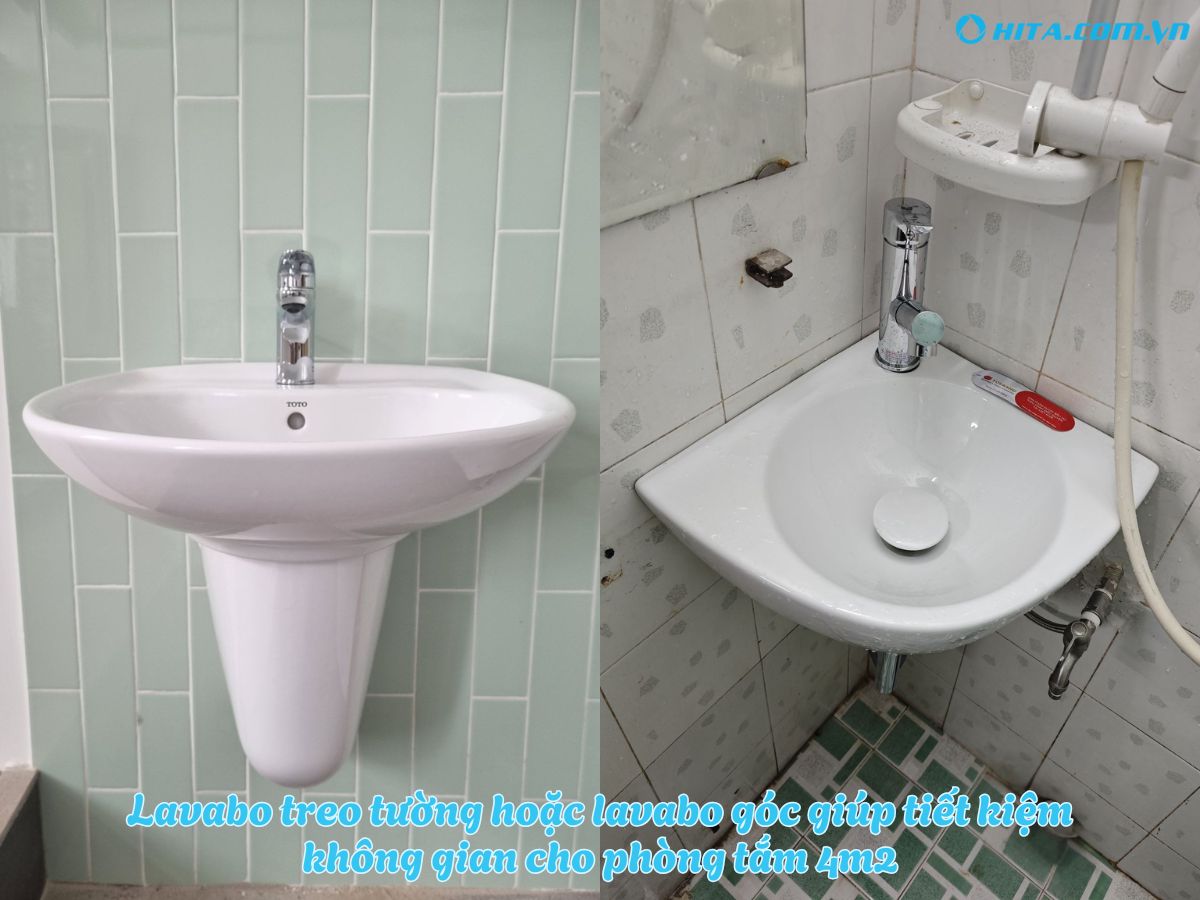 Lavabo phù hợp diện tích nhỏ
