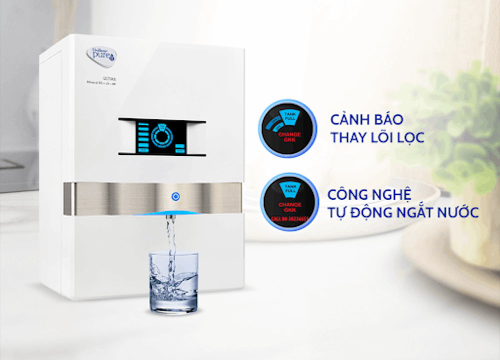 Công nghệ cảnh báo điện tử của máy lọc nước Unilever Pureit