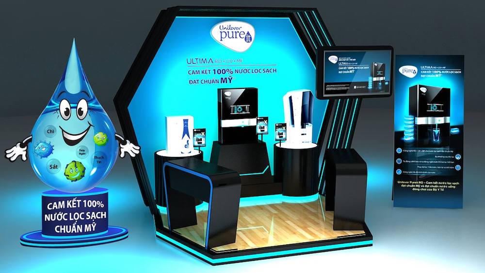 Máy lọc nước Unilever Pureit có công suất đáp ứng nhu cầu sinh hoạt