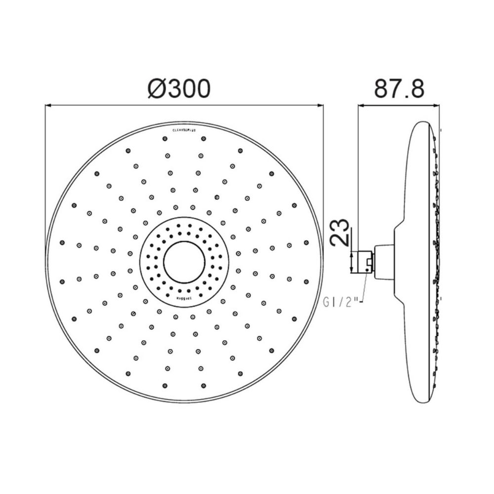 Đầu sen phun mưa American Standard WF-5146 (WF5146) (1351460000)