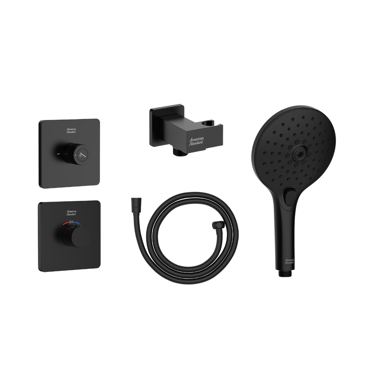 Bộ sen âm nhiệt độ 1 đường American Standard EasySet Essential - Matte Black