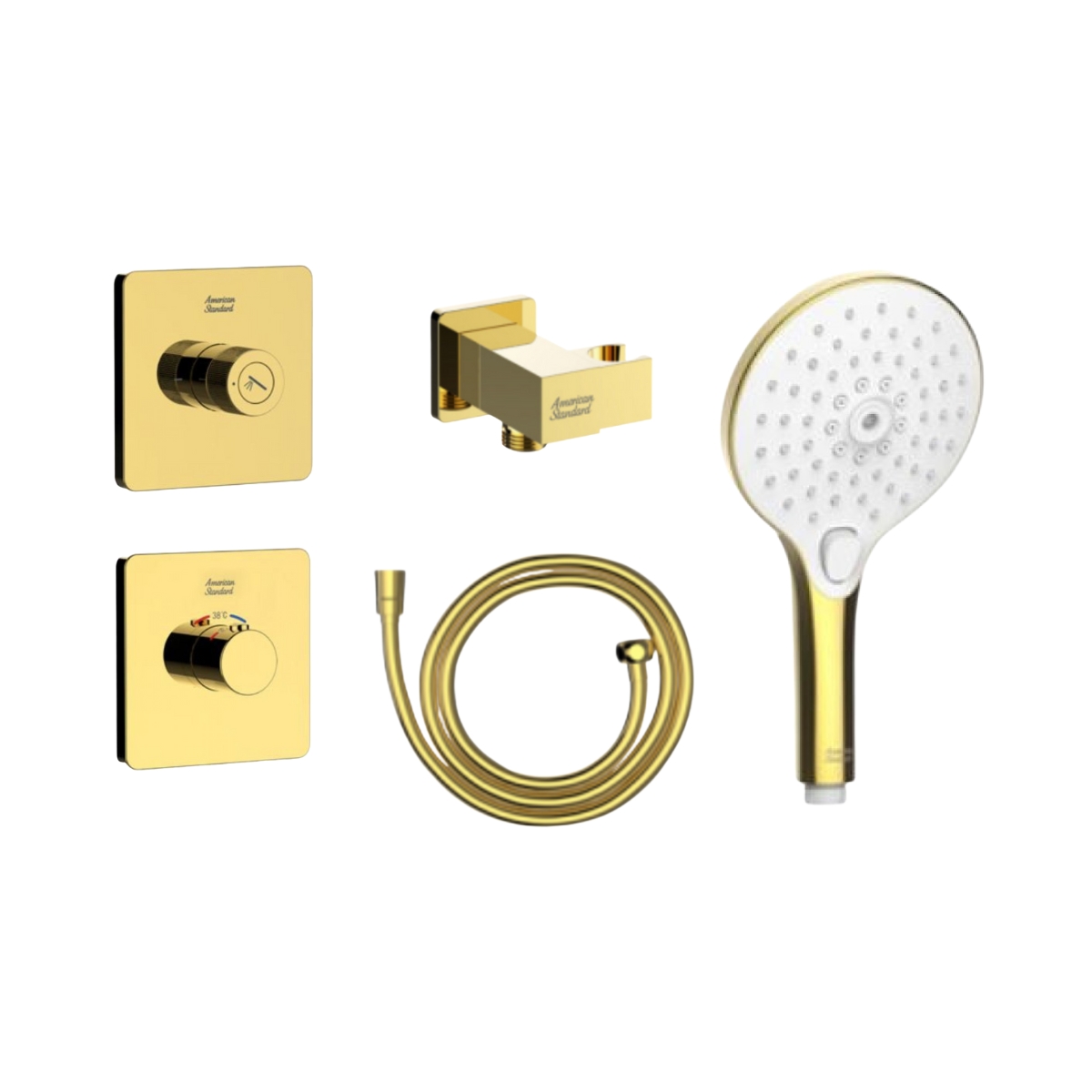 Bộ sen âm nhiệt độ 1 đường American Standard EasySet Essential - Polished Cool Sunrise