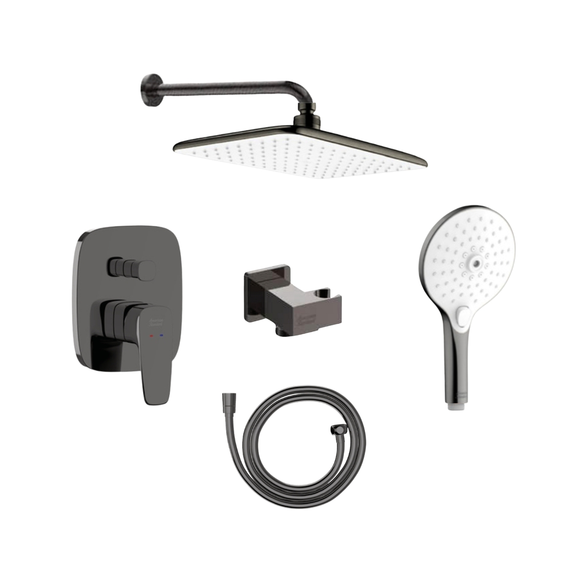 Bộ sen âm nóng lạnh 2 đường American Standard EasySet - Polished Hard Graphite