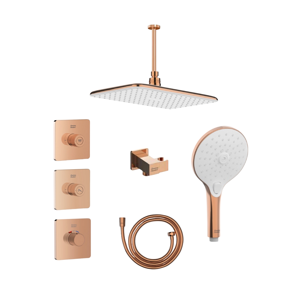 Bộ sen âm nhiệt độ 2 đường American Standard EasySet - Polished Warm Sunset 1