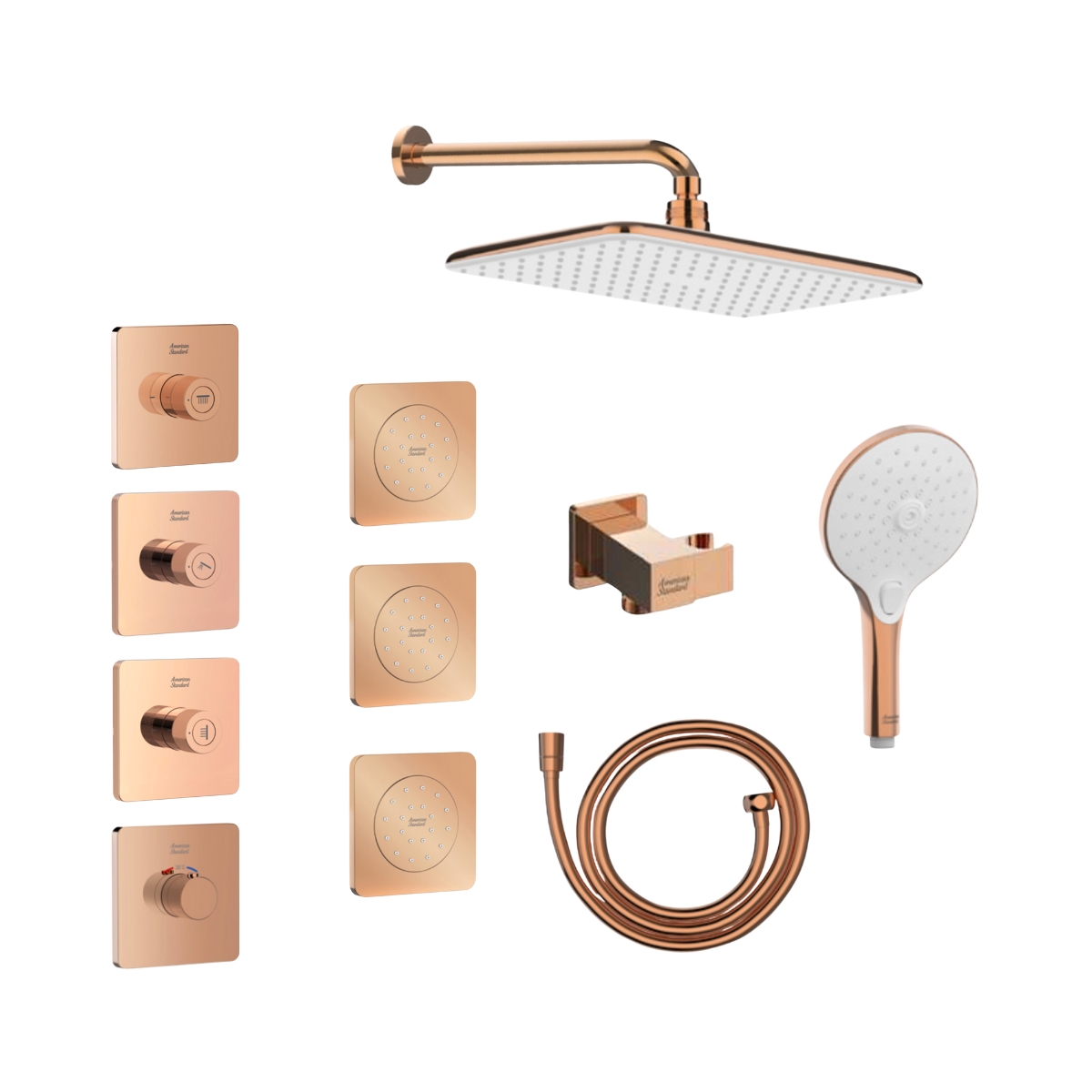 Bộ sen âm nhiệt độ 3 đường American Standard EasySet Enjoyment - Polished Warm Sunset