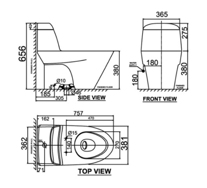Bồn cầu 1 khối American Standard VF-2011PR (VF2011PR) nắp điện tử