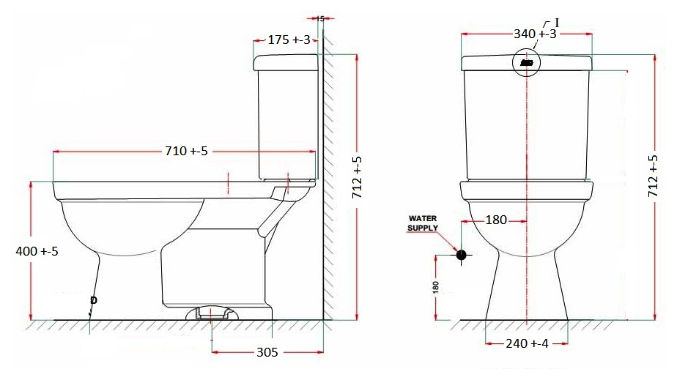 Bồn cầu 2 khối American Standard VF-2024S3 (VF2024S3) nắp rửa cơ Slim 3