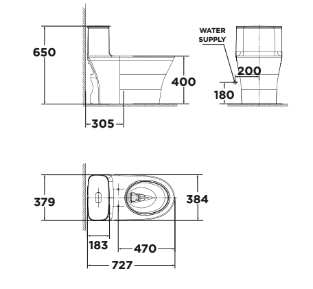 Bồn cầu 1 khối American Standard WP-1880SW (WP1880SW) nắp rửa cơ M4A839