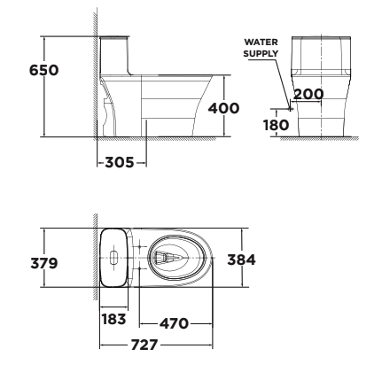 Bồn cầu 1 khối American Standard WP-1880N (WP1880N) nắp êm dòng Signature