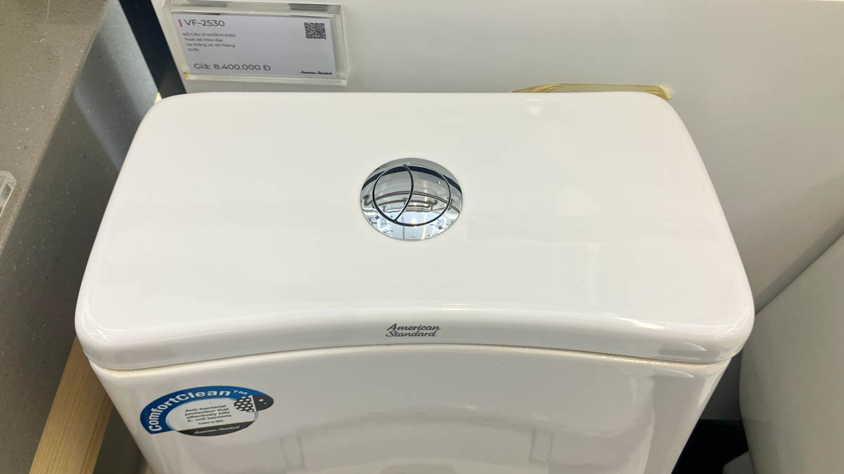 Bồn cầu 1 khối American Standard VF-2530 (VF2530) nắp êm dòng Flexico