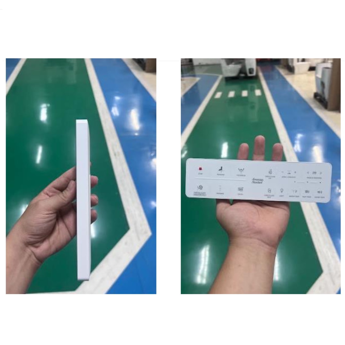 Bồn cầu treo tường nắp điện tử thông minh dòng Aero-Lite American Standard 103032BL00 + 103026SH00 (1073919990)