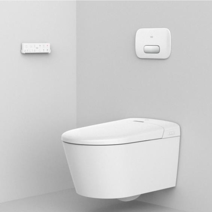 Bồn cầu treo tường nắp điện tử thông minh dòng Aero-Lite American Standard 103032BL00 + 103026SH00 (1073919990)