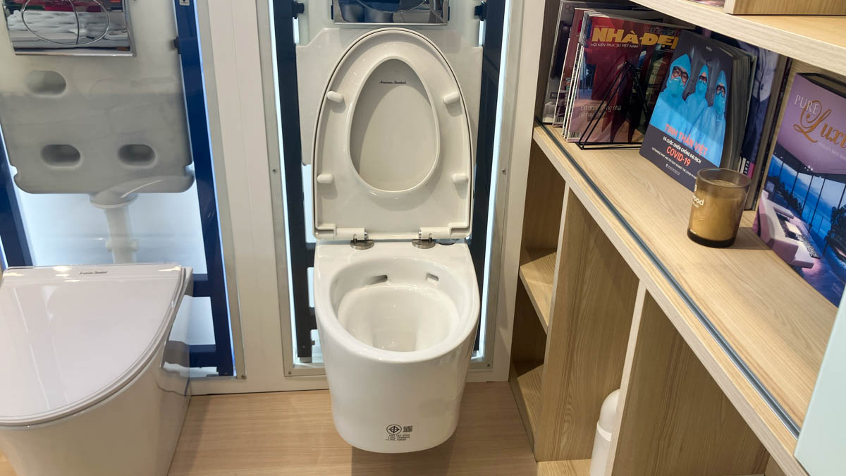 Bồn cầu treo tường American Standard WP-2265 (WP2265) nắp êm dòng Loven