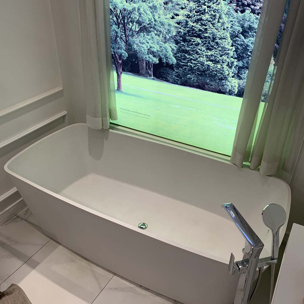 Bồn tắm đặt sàn đá Zenistone 1.8m American Standard BTAS9831