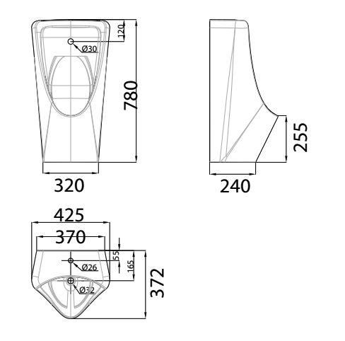 Bồn tiểu American Standard cảm ứng WP-6519 (WP6519)