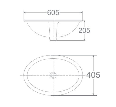 Chậu lavabo âm bàn American Standard WP-0433 (WP0433)