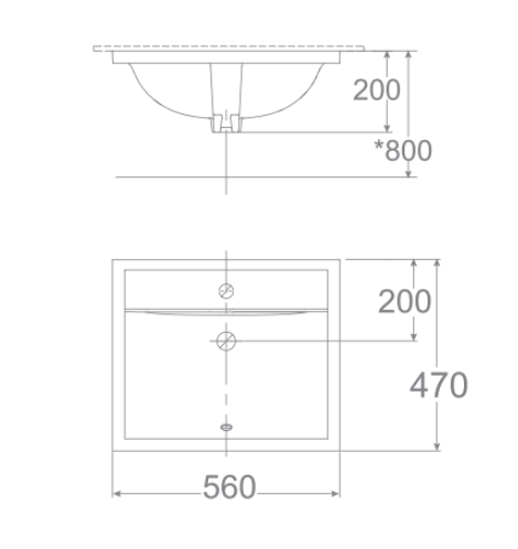 Chậu lavabo âm bàn American Standard WP-0451 (WP0451)