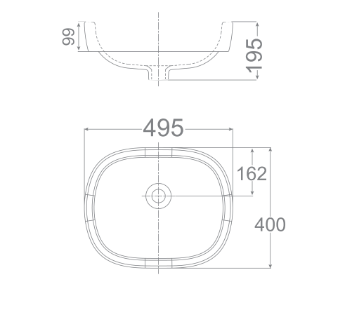 Chậu lavabo đặt bàn American Standard WP-0626 (WP0626)