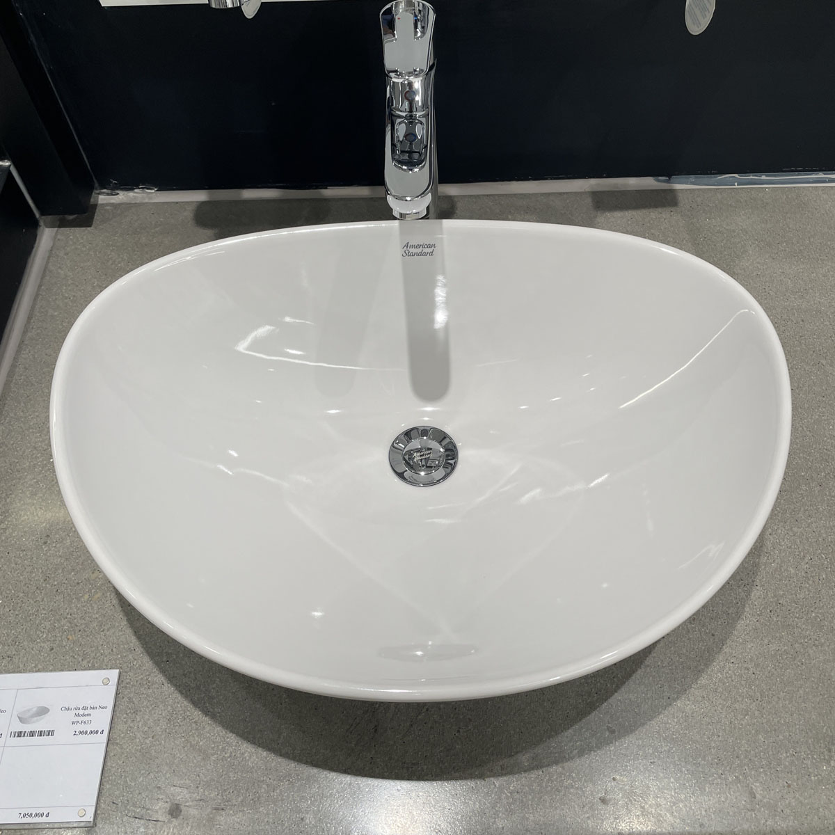 Chậu lavabo đặt bàn American Standard WP-F633 (WPF633)