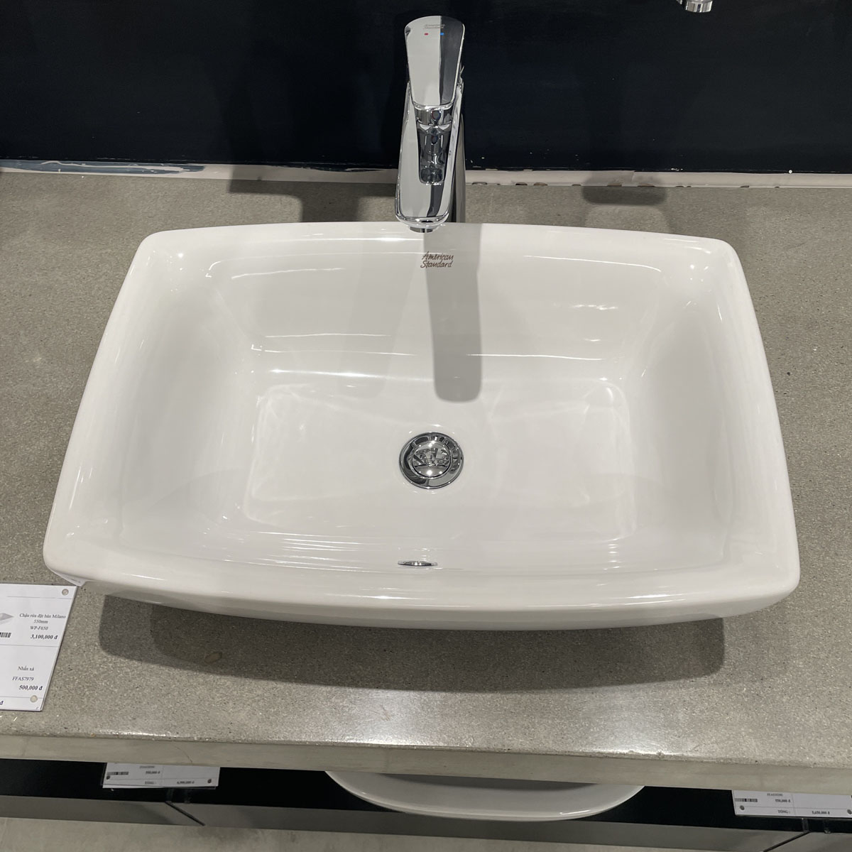 Chậu lavabo đặt bàn American Standard WP-F650 (WPF650)