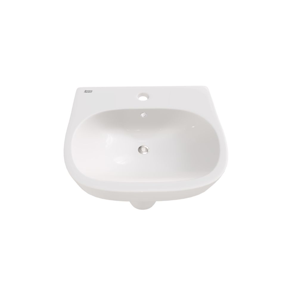 Chậu lavabo American Standard 0955-WT+0755-WT treo tường chân lửng Active (0955WT + 0755WT)