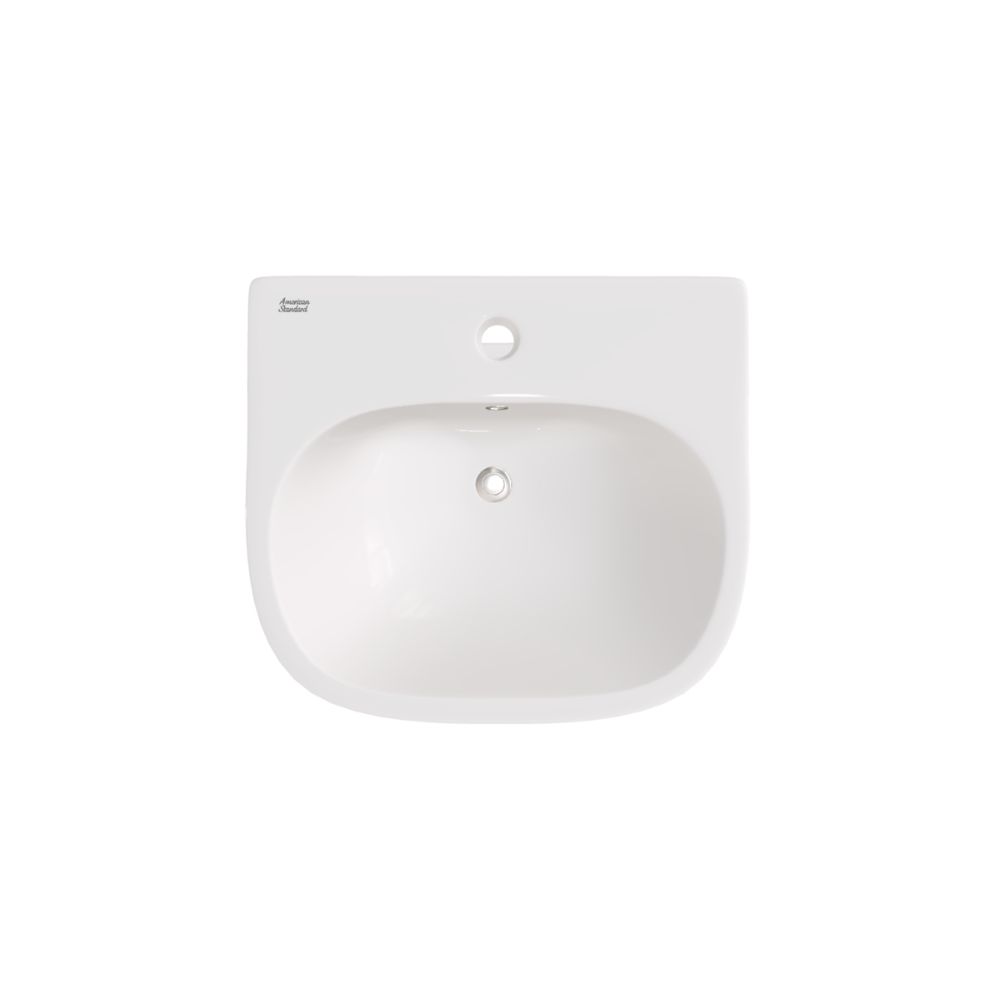 Chậu lavabo American Standard 0955-WT+0755-WT treo tường chân lửng Active (0955WT + 0755WT)