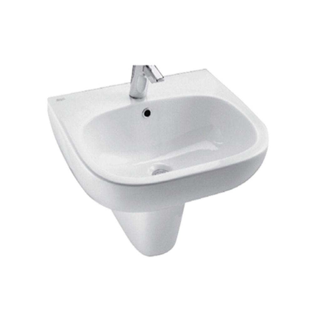 Chậu lavabo American Standard 0955-WT+0755-WT treo tường chân lửng Active (0955WT + 0755WT)