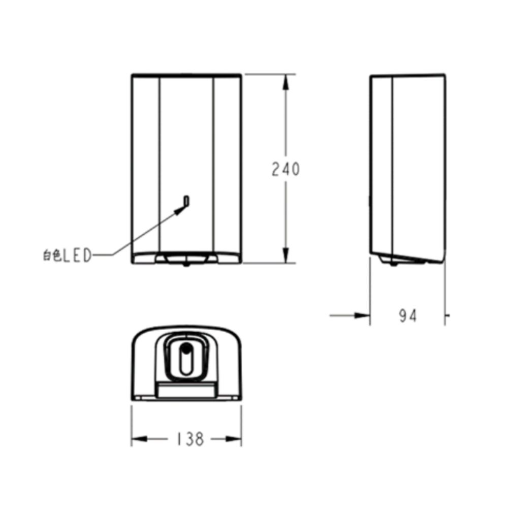 Hộp đựng xà phòng cảm ứng American Standard WF-7268 (WF7268) (1072689990)