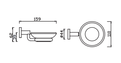 Đĩa đựng xà phòng American Standard Concept K-2801-42-N (K280142N)